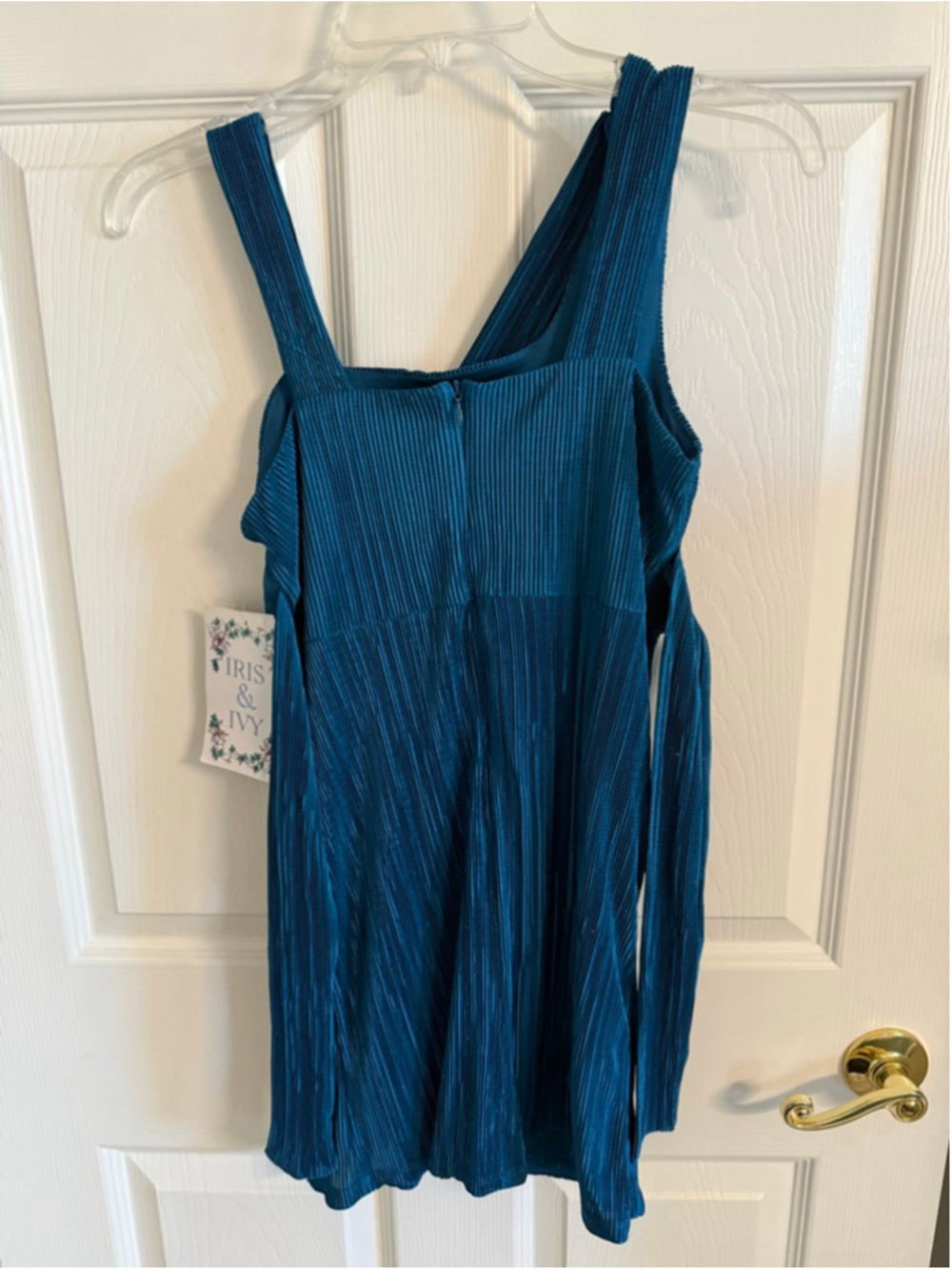 NWTs IRIS & IVY
Kids' Metallic Party Dress size 12 Teal - Picture 2 of 8